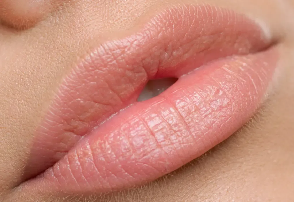 Farbauffrischung der Lippen bei JWC Kosmetik