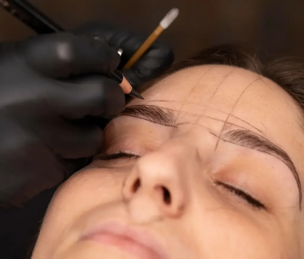 Ablauf der Powder Brows Behandlung bei JWC Kosmetik